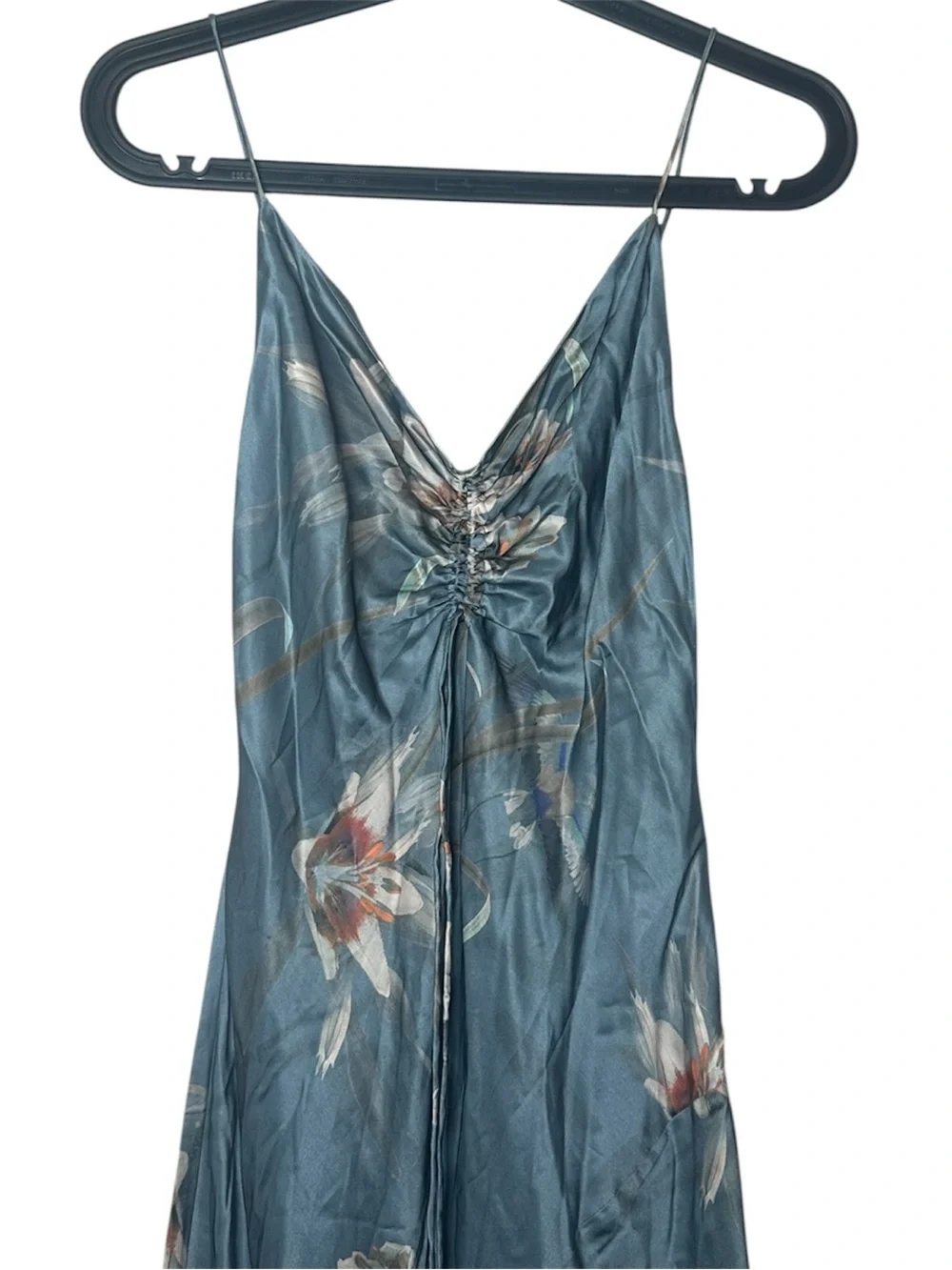 ALLSAINTS Alexia Kuroyuri Dress Blue US 2 - Picture 4 of 11